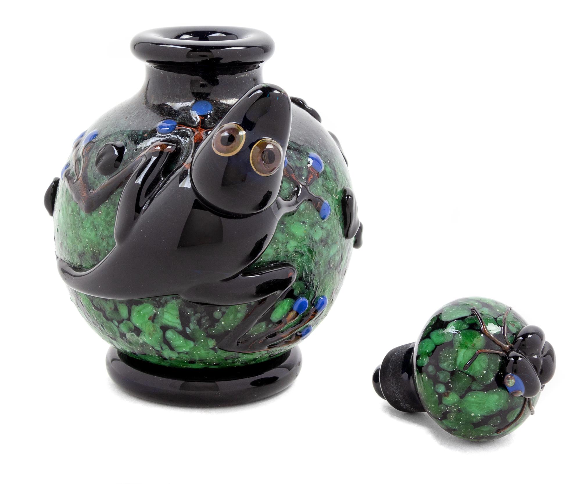 John Nygren, (American, b. 1940), Untitled Lizard Bottle, 1978