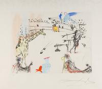 La girafe en feu (from Tauromachie Surrealiste ), 1966-1967
