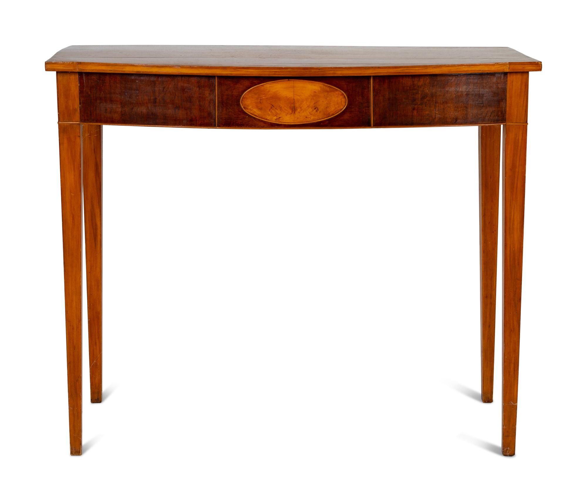 A George III Style Mahogany Console Table