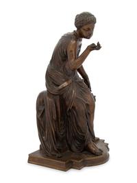 A French Bronze Figure of a Neoclassical Woman
