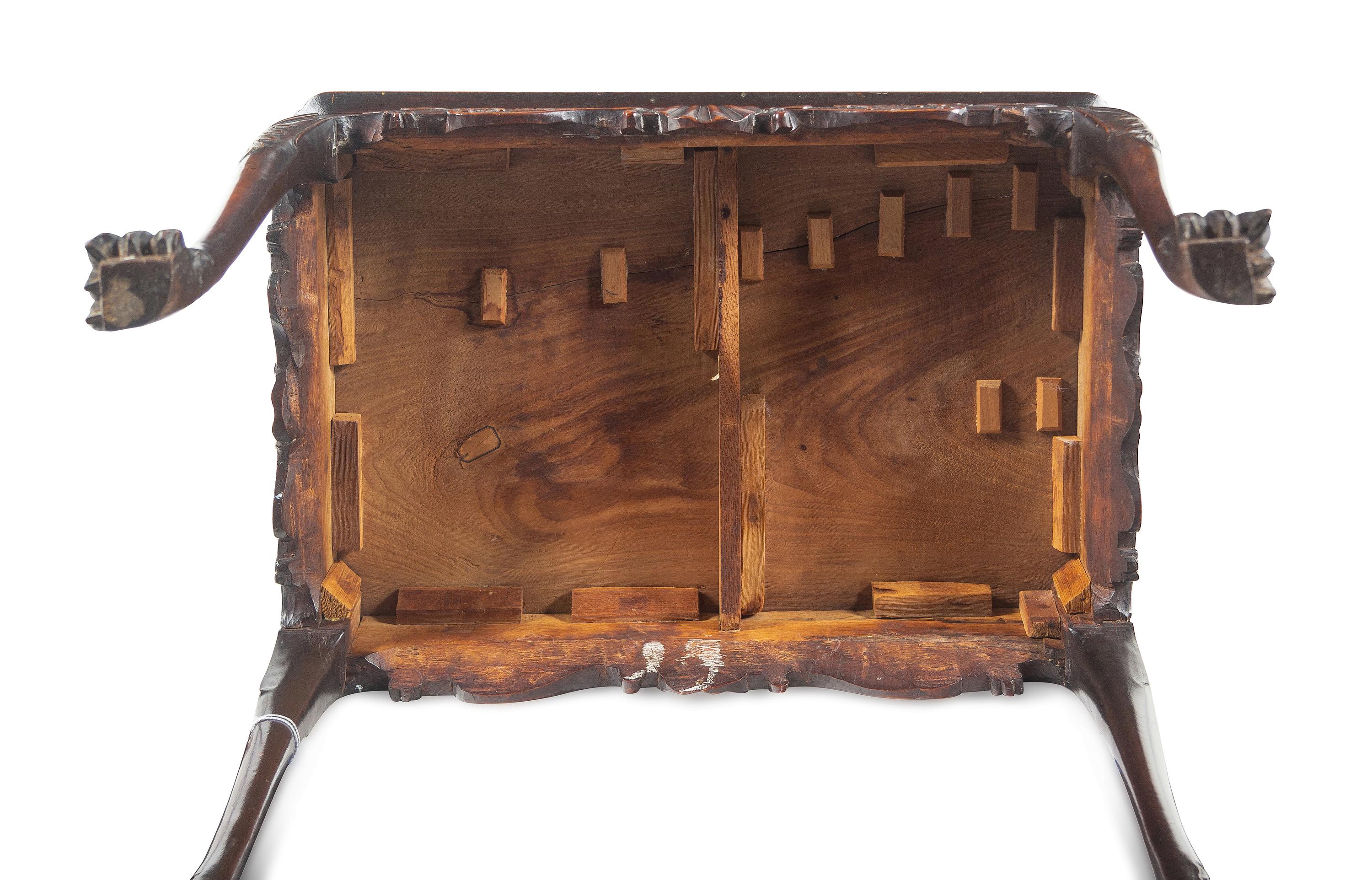 An Irish George II Mahogany Tea Table