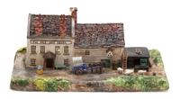 A Chelsea Porcelain Miniature Scene Length 7 1/2 inches. — 19TH CENTURY