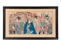 A Japanese Woodblock Triptych