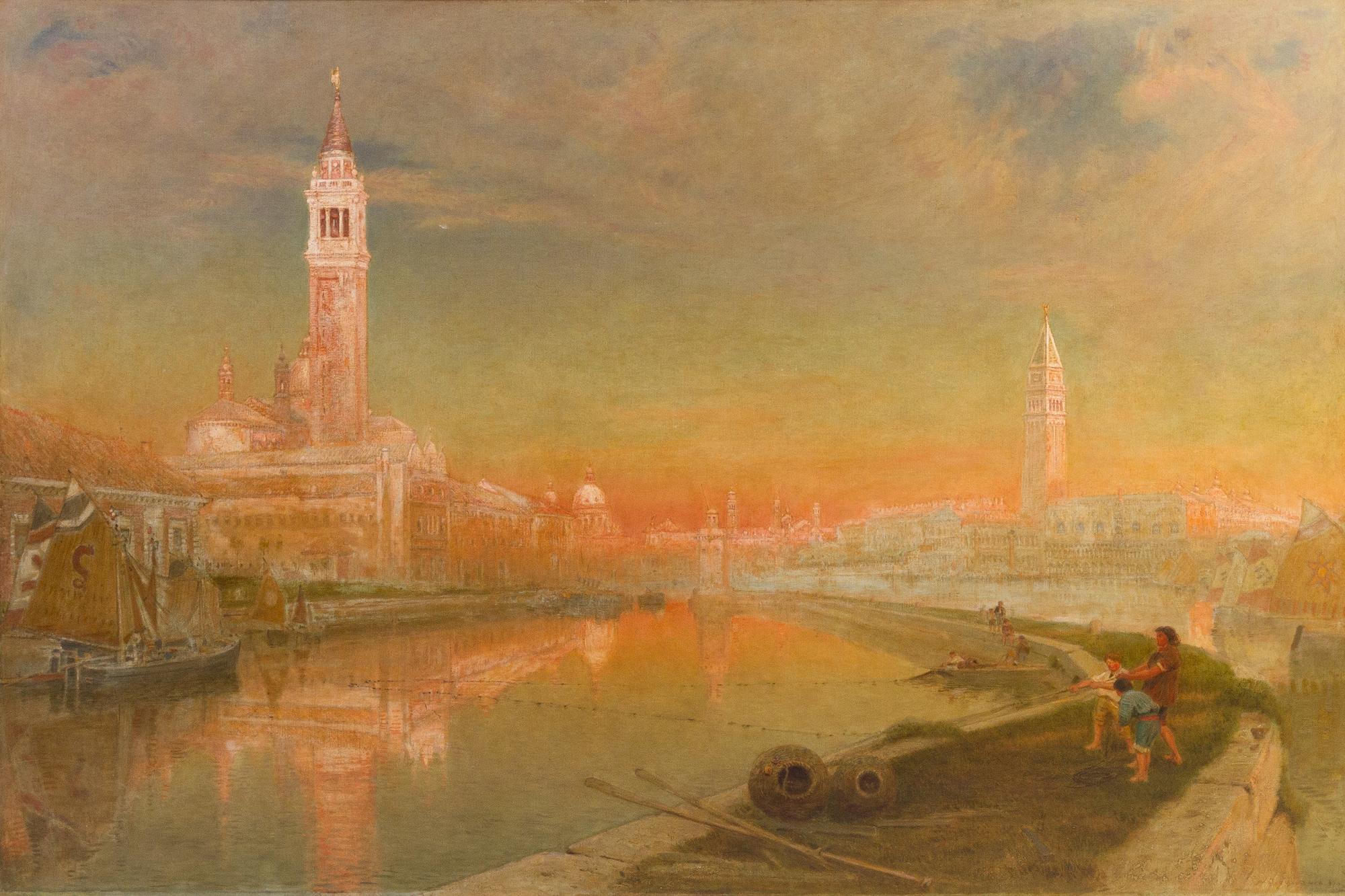 Albert Goodwin, (British, 1845-1932), Venice- Midsummer Dawn, 1878