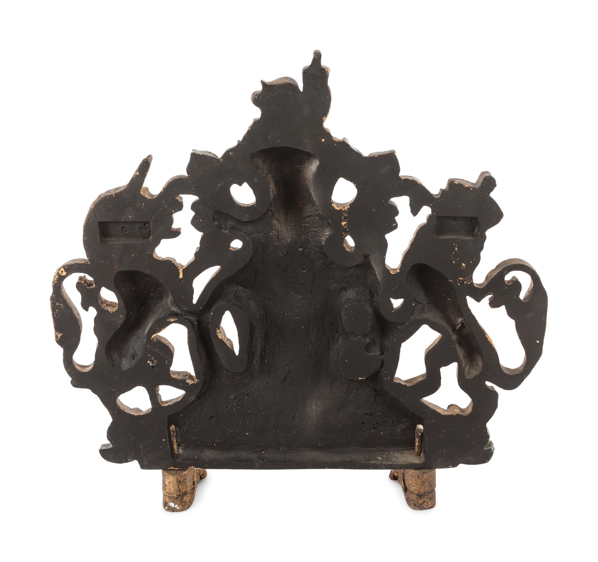 A Painted Composition Coat of Arms of the United Kingdom