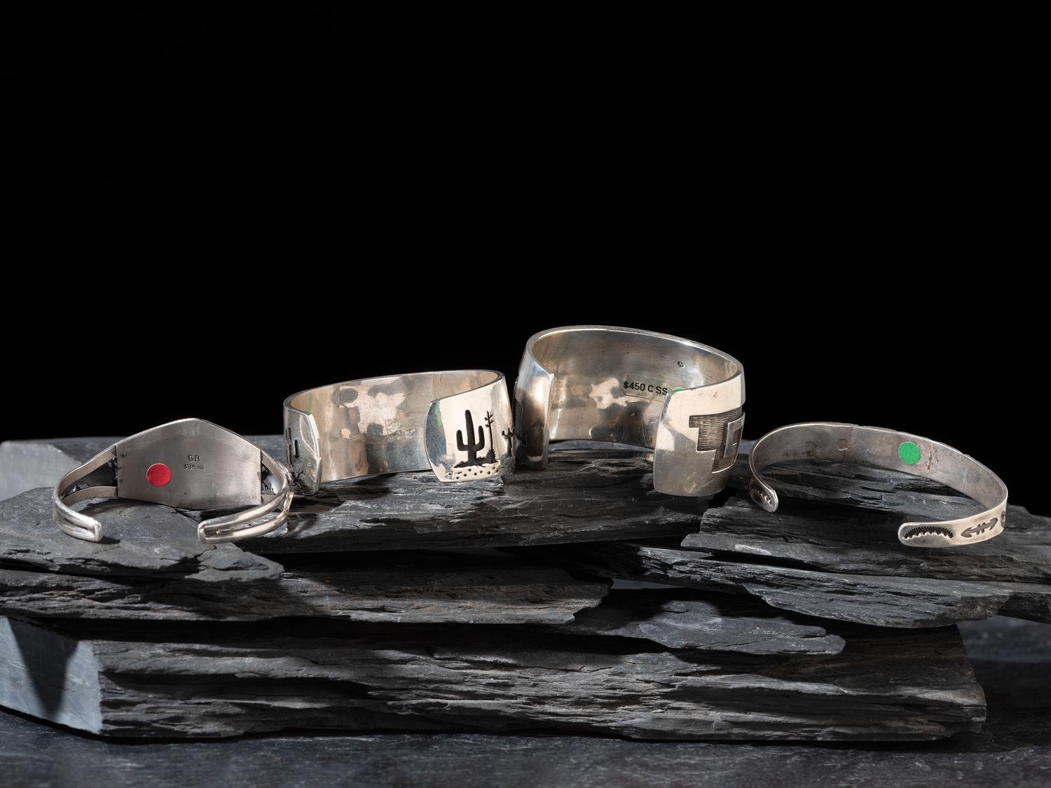 Navajo Silver Cuff Bracelets