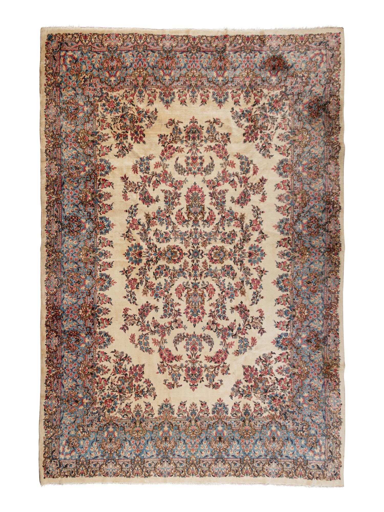 A Kirman Wool Rug