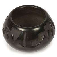 Blackware Pottery Jar