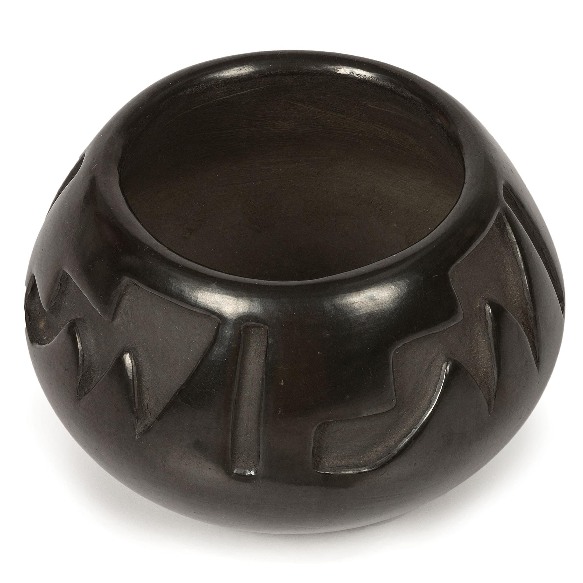 Blackware Pottery Jar