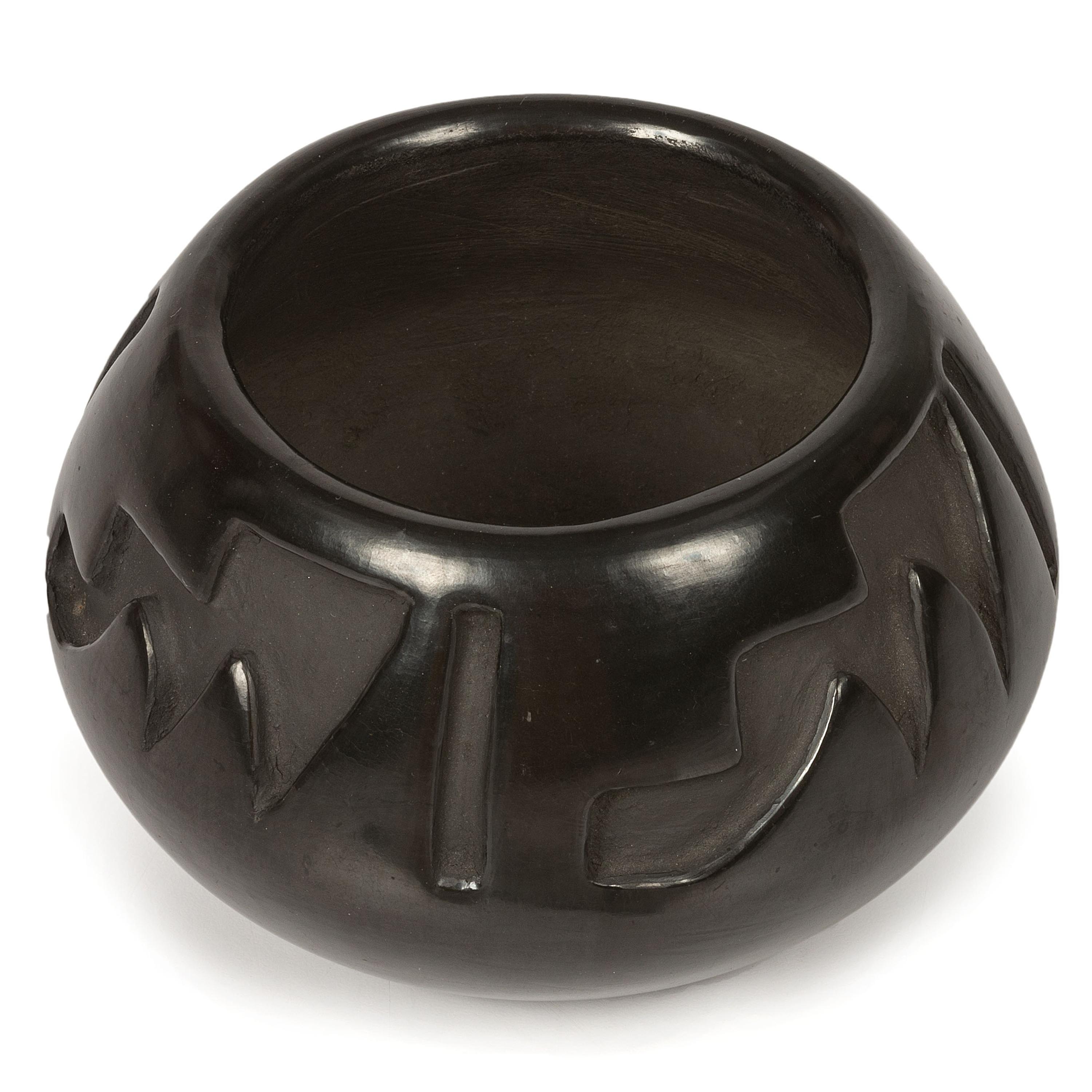 Blackware Pottery Jar