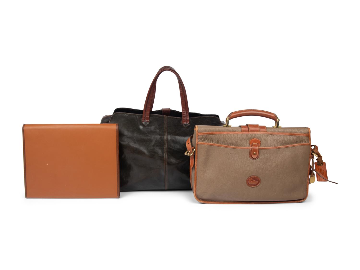 A Group of Three Monogrammed Accessories