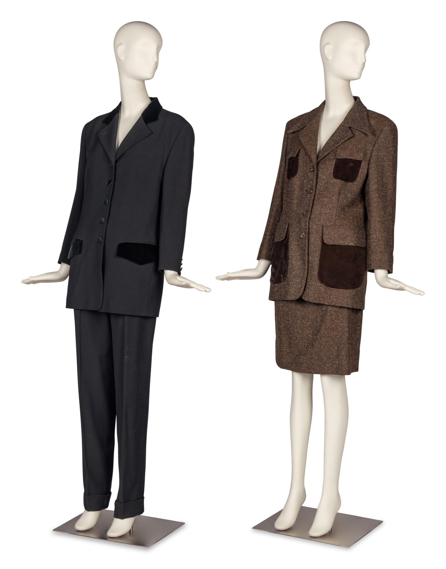 Two Gucci Ensembles with One Suede Belt
