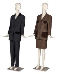 Two Gucci Ensembles with One Suede Belt
