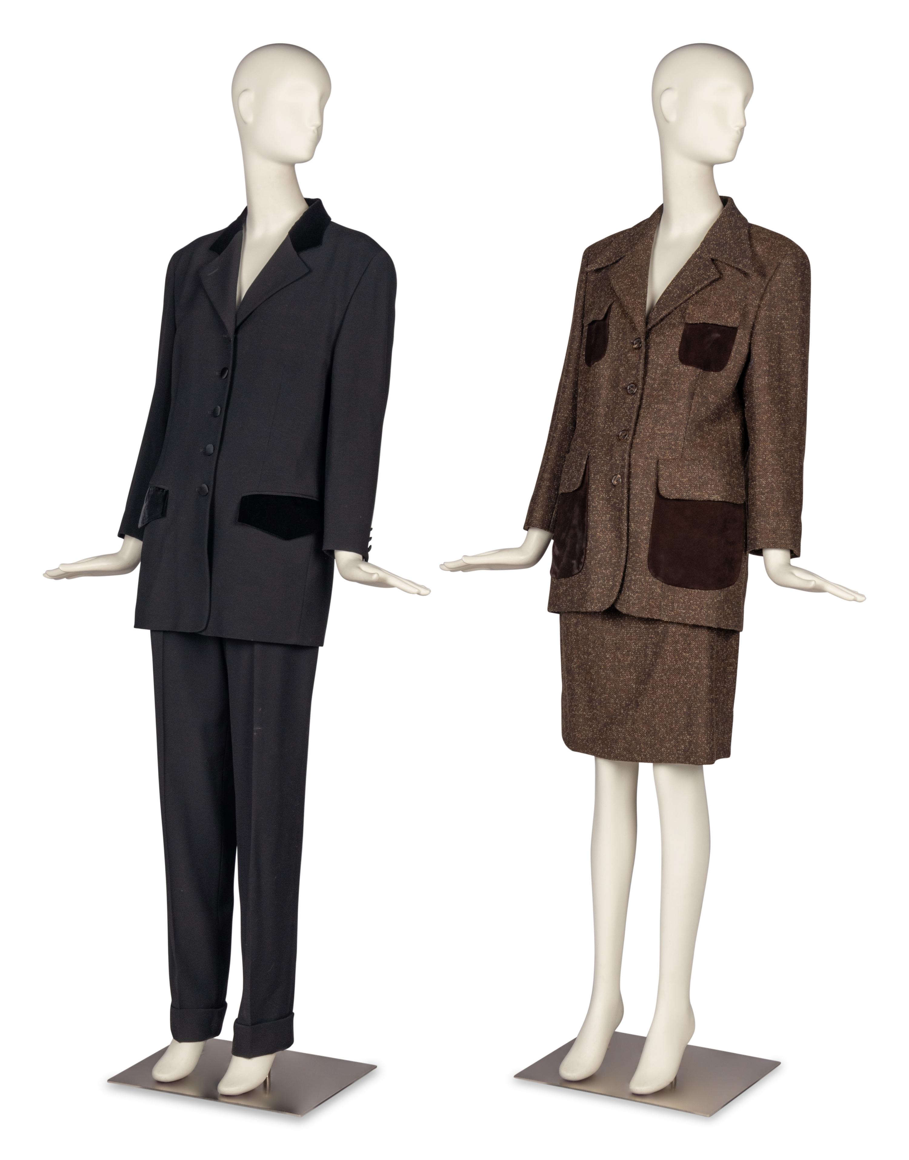 Two Gucci Ensembles with One Suede Belt