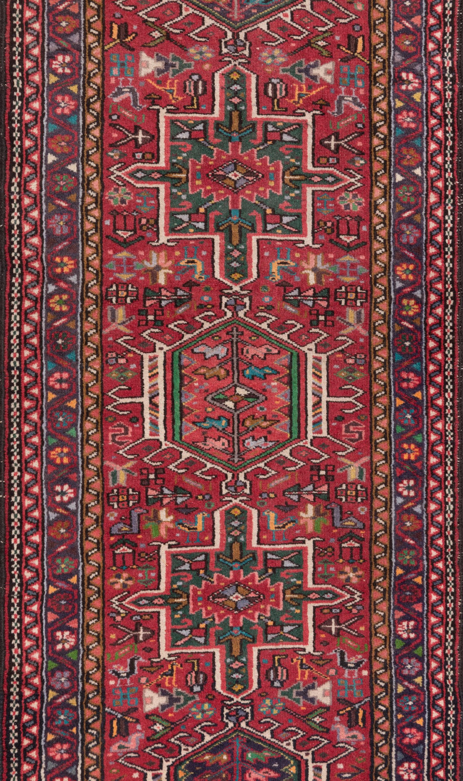 A Heriz Wool Runner