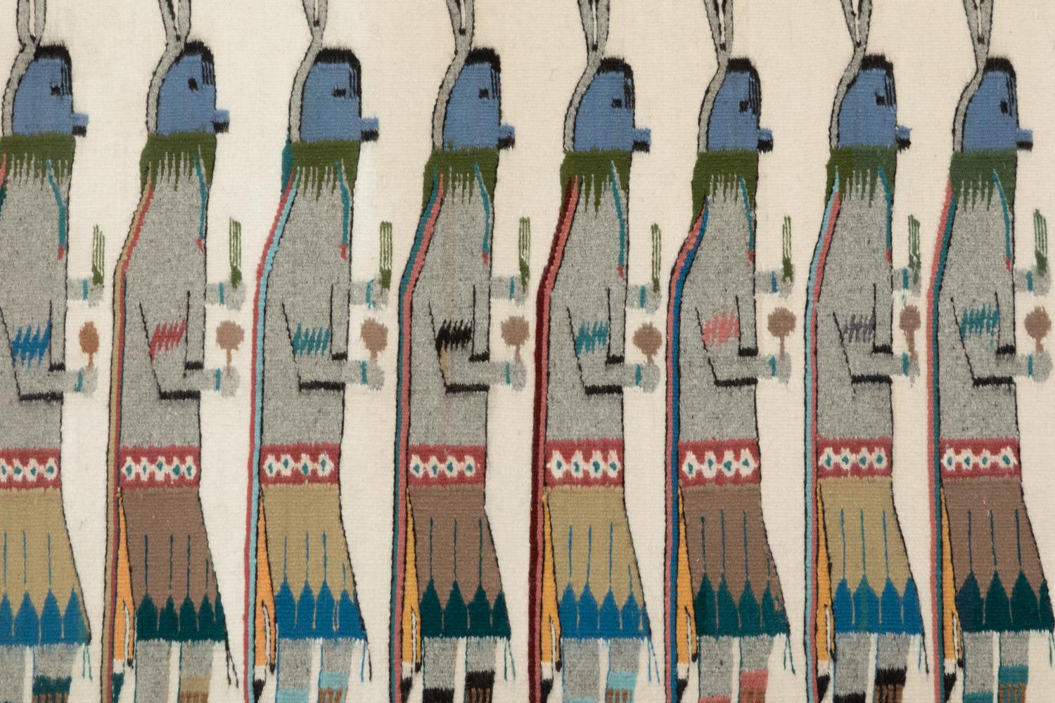 Navajo Yeibichai Weaving / Rug