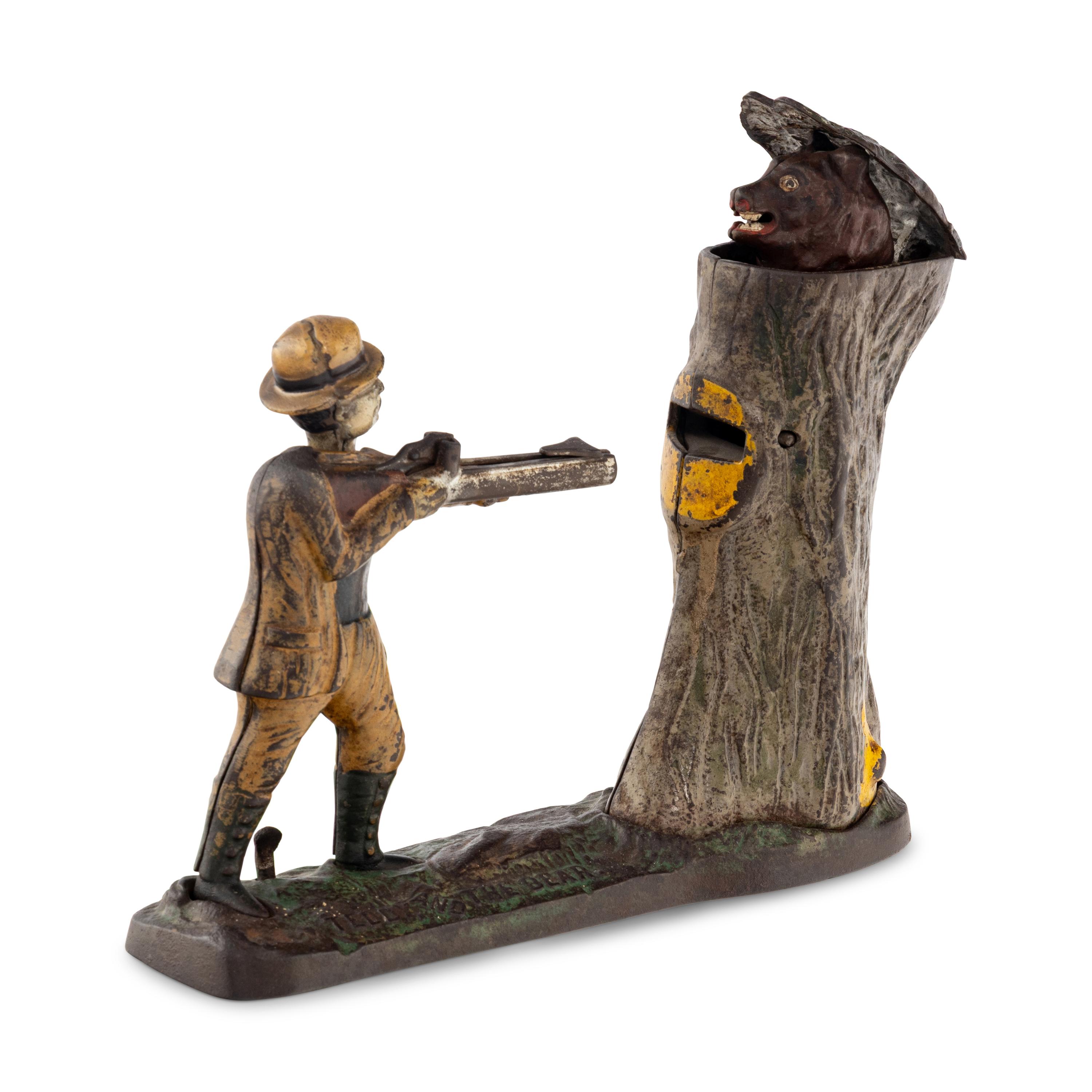 A Teddy and the Bear Mechanical Bank