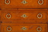 A Louis XVI Style Marble Top Semanier