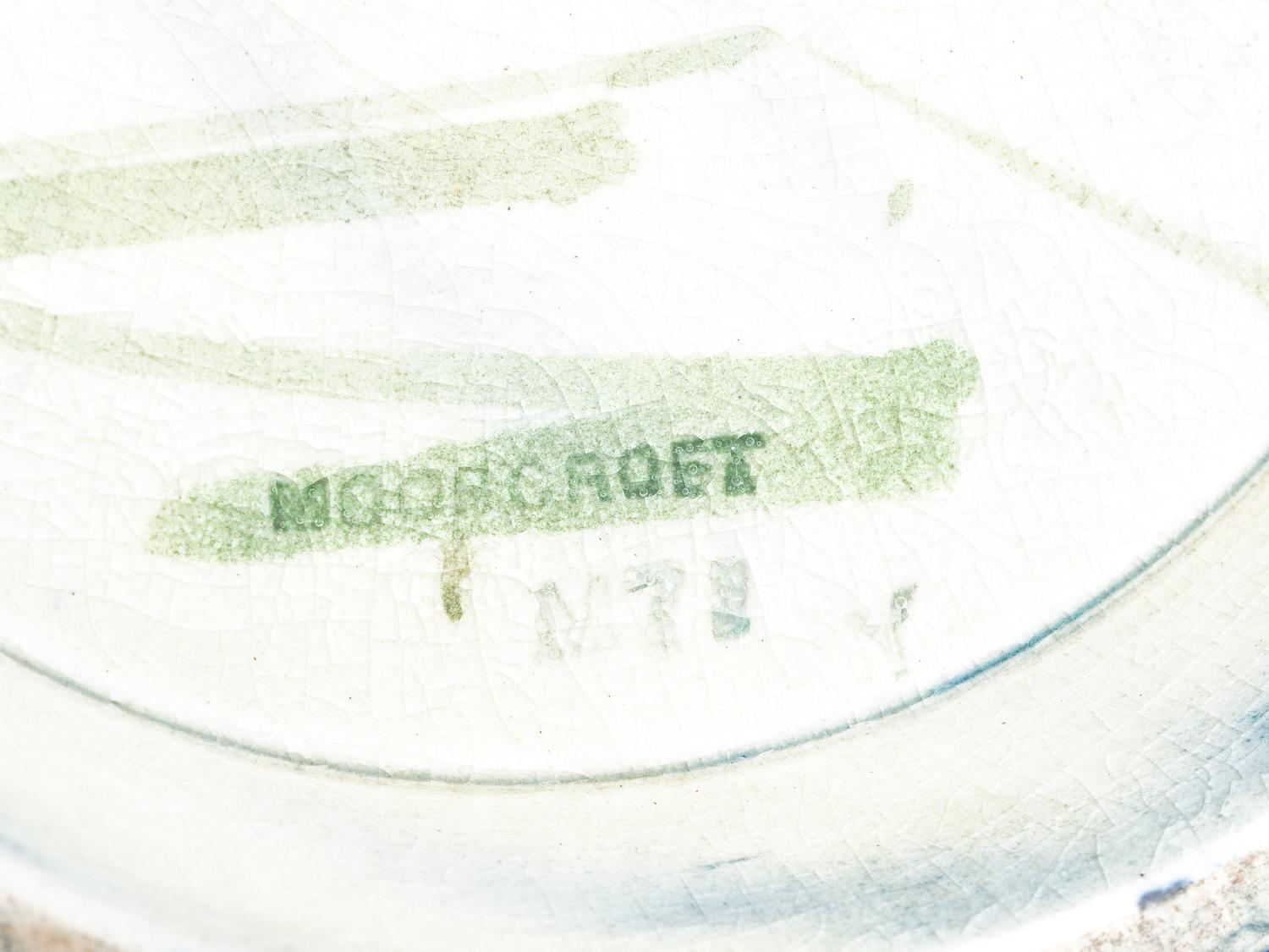 Vases and Footed Bowl with Metal Mount