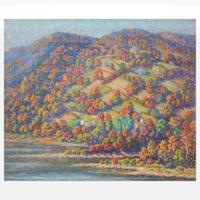 Samuel George Phillips (American, 1890–1965) The Valley in Fall