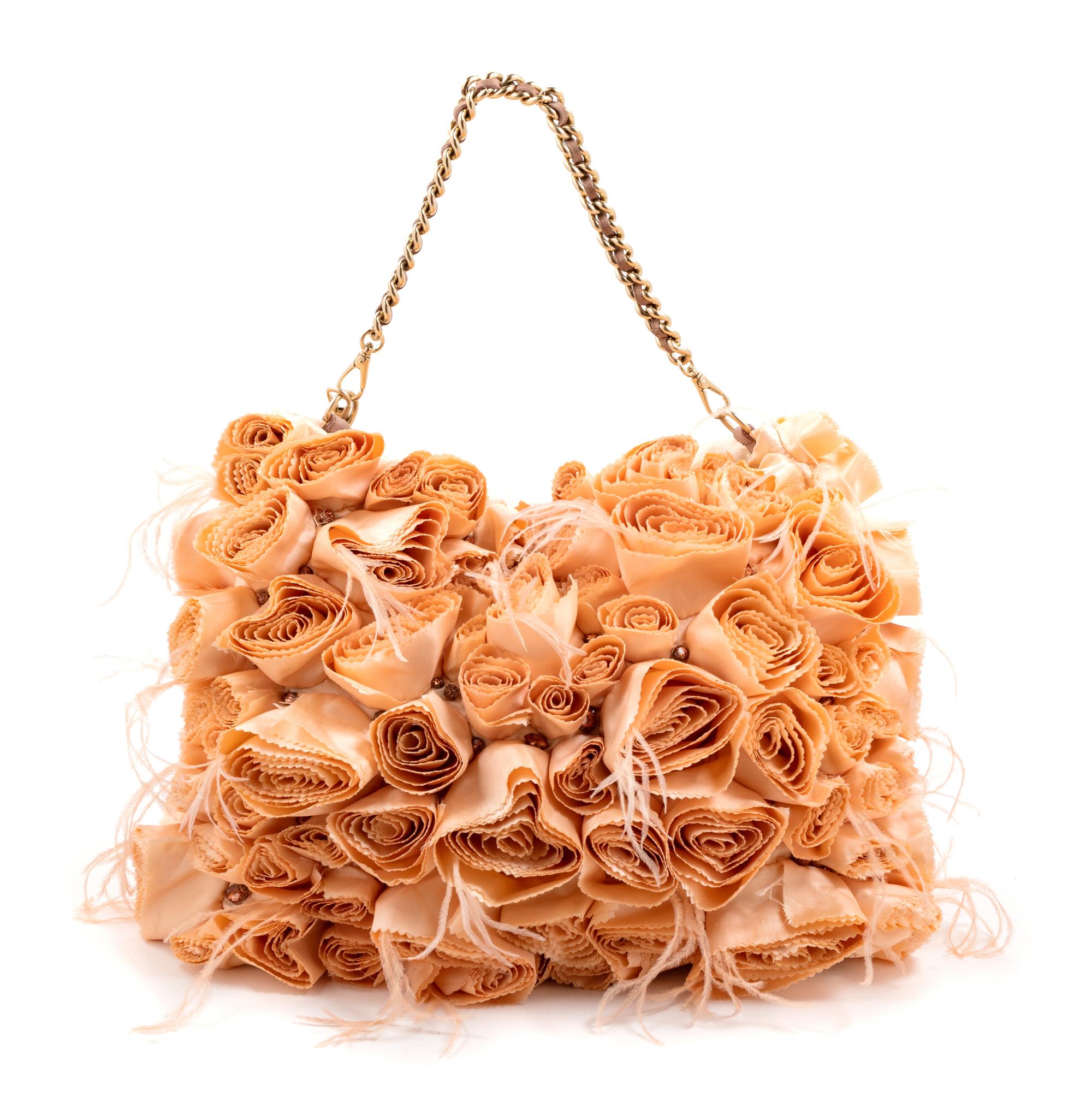 Giorgio Armani Rose Hobo Bag, 2000-10s