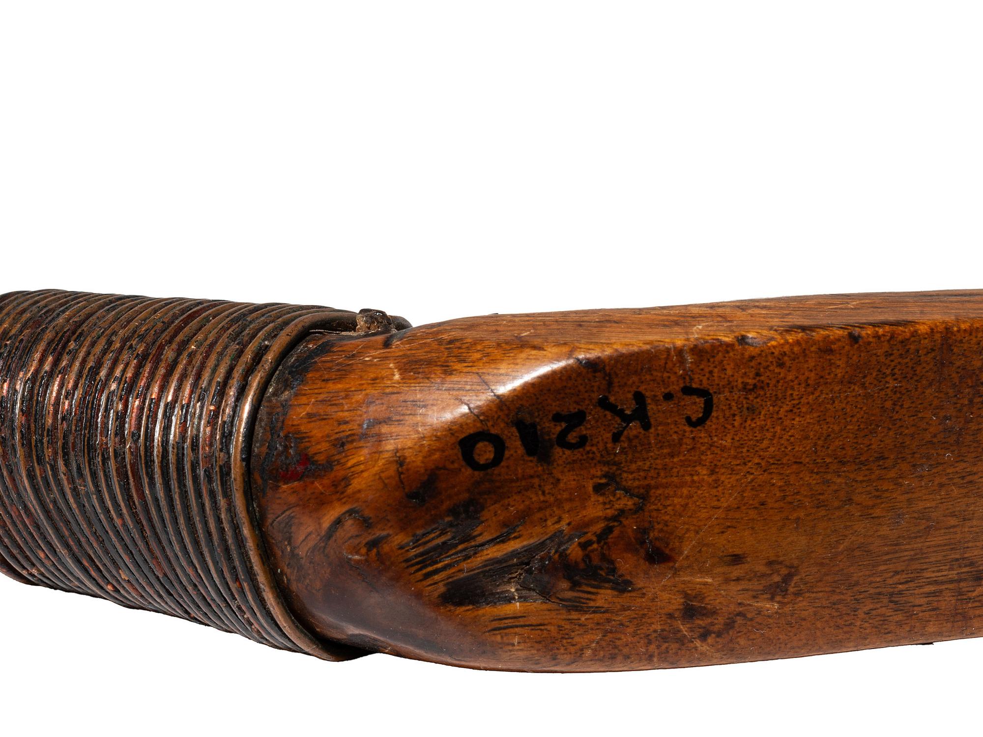 Northeastern Crooked Knife, with Horse Effigy