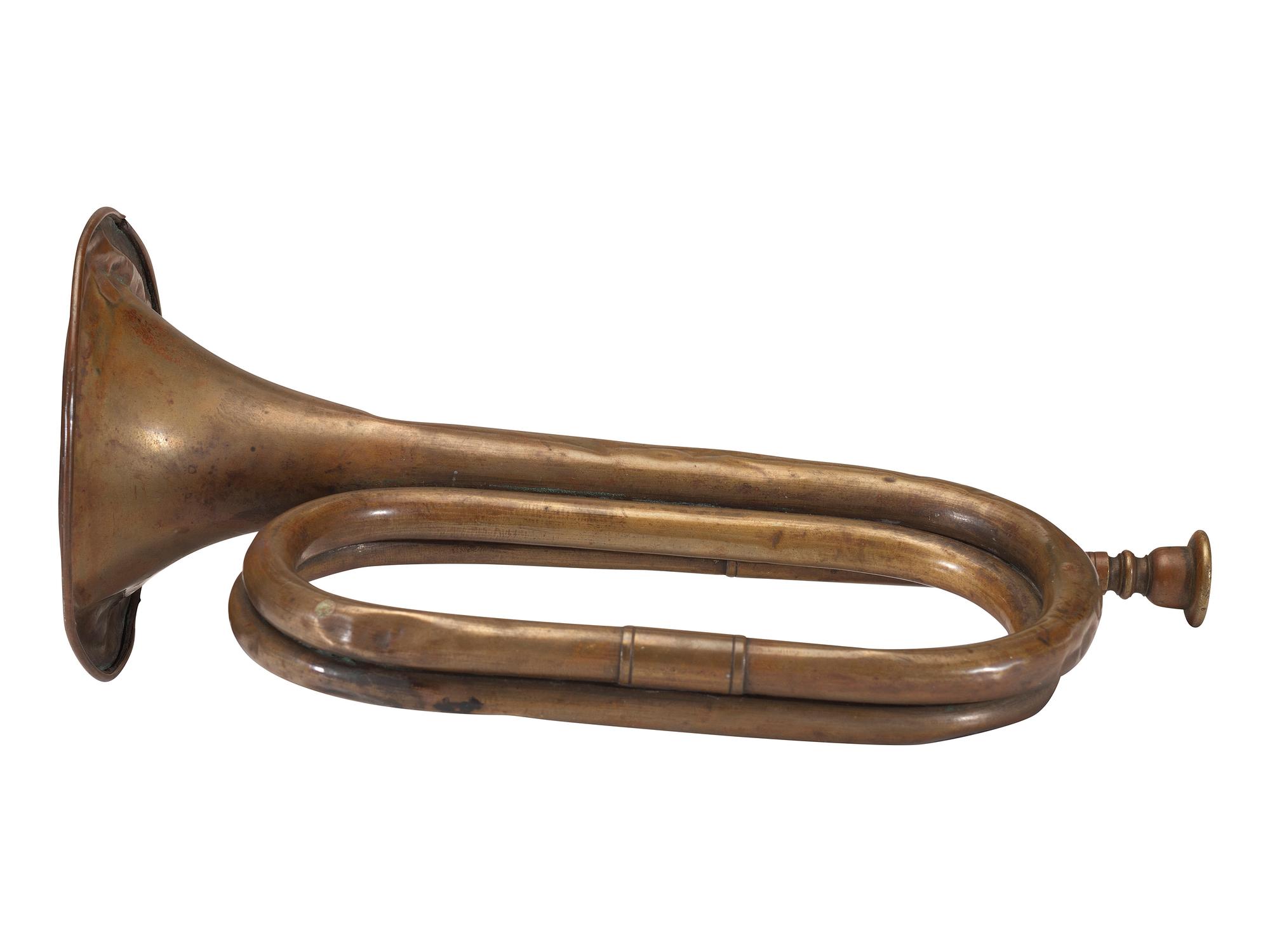 [WORLD WAR I]. A pair of bugles, comprising: