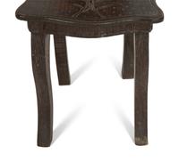 A Black Forest Carved Wood Child's Chair