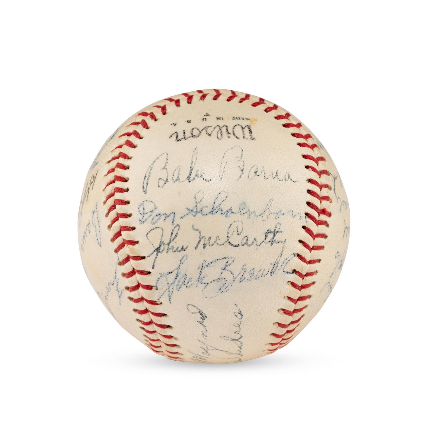 A 1946 Minneapolis Millers Team Signed Autograph Baseball
