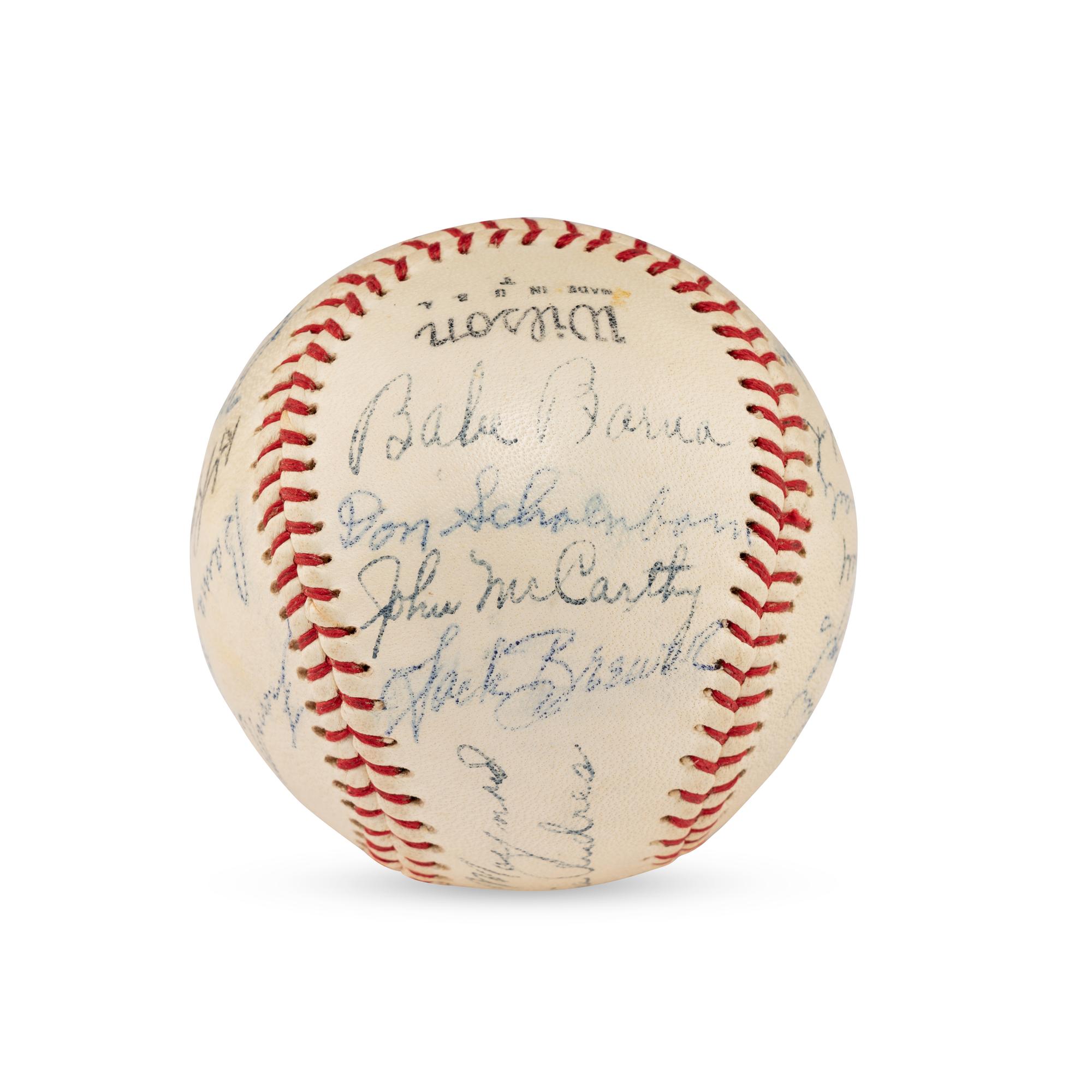 A 1946 Minneapolis Millers Team Signed Autograph Baseball