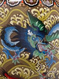 Seven Large Chinese Yellow Ground Cloisonné Enameled Vases