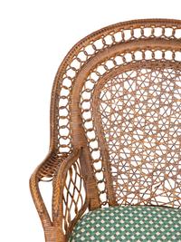 Two Rattan Armchairs