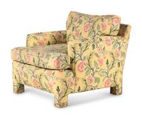 A Floral Upholstered Armchair