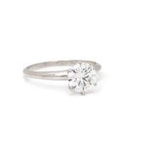 TIFFANY & CO., DIAMOND AND PLATINUM RING