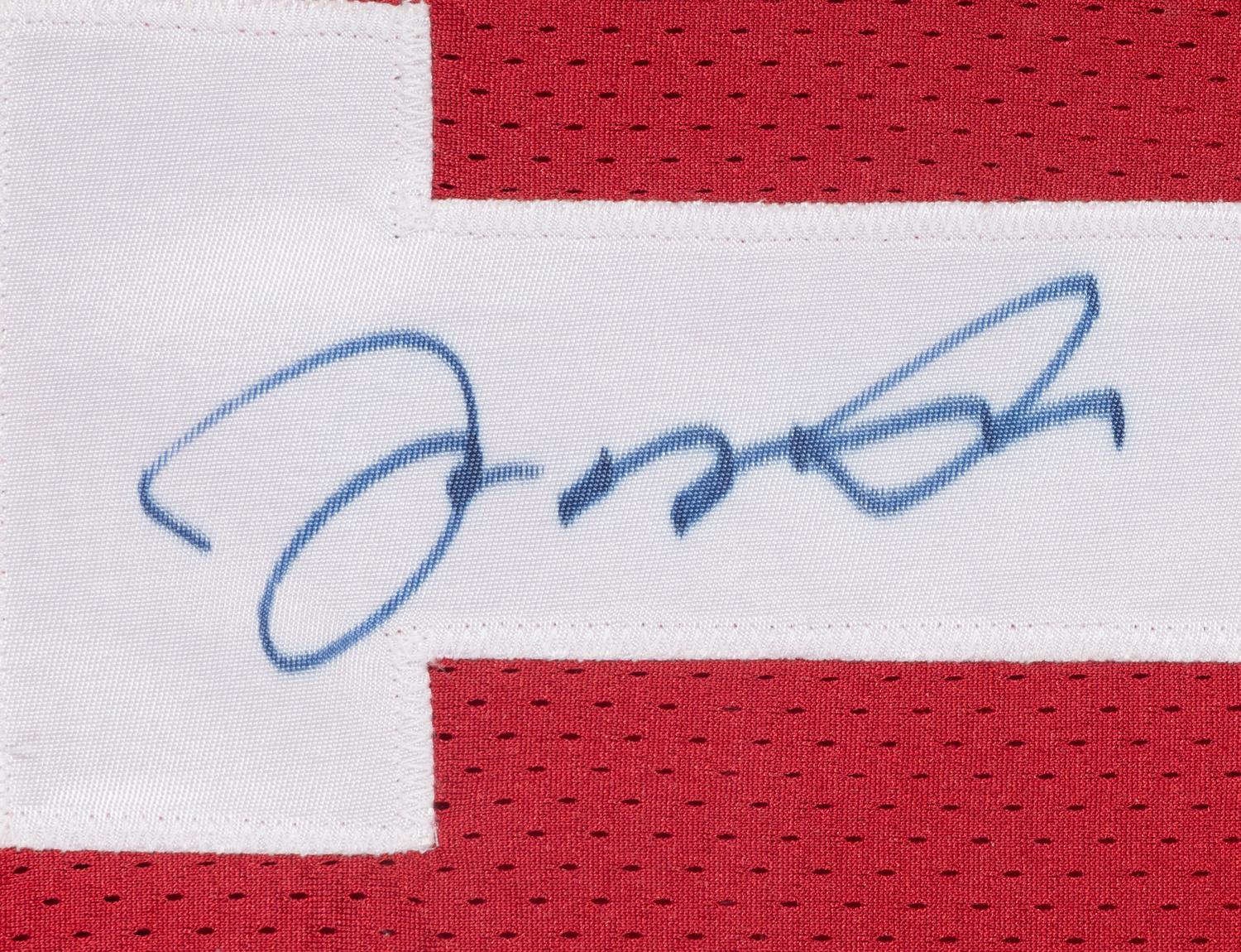 A Joe Montana Signed Autograph San Francisco 49ers Jersey Display (Beckett Authentication Services)