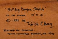 Bulldog Canyon Sketch