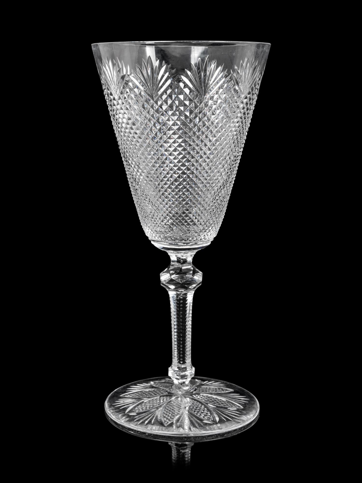 A Baccarat Nonancourt Stemware Service