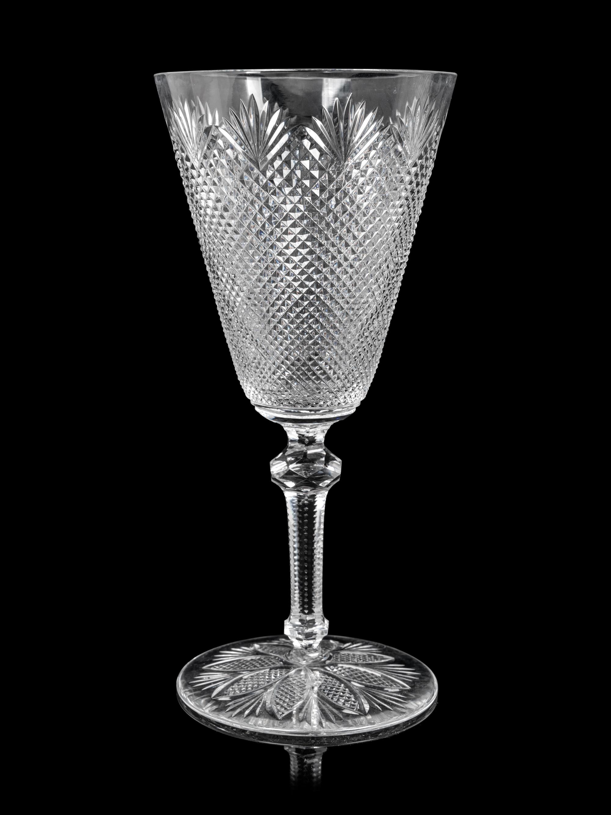 A Baccarat Nonancourt Stemware Service