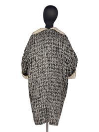Christian Dior Tweed Coat & Scarf