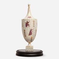 Gio Ponti "La Passeggiata Archeologica" Urn, Richard-Ginori, Italy, circa 1927