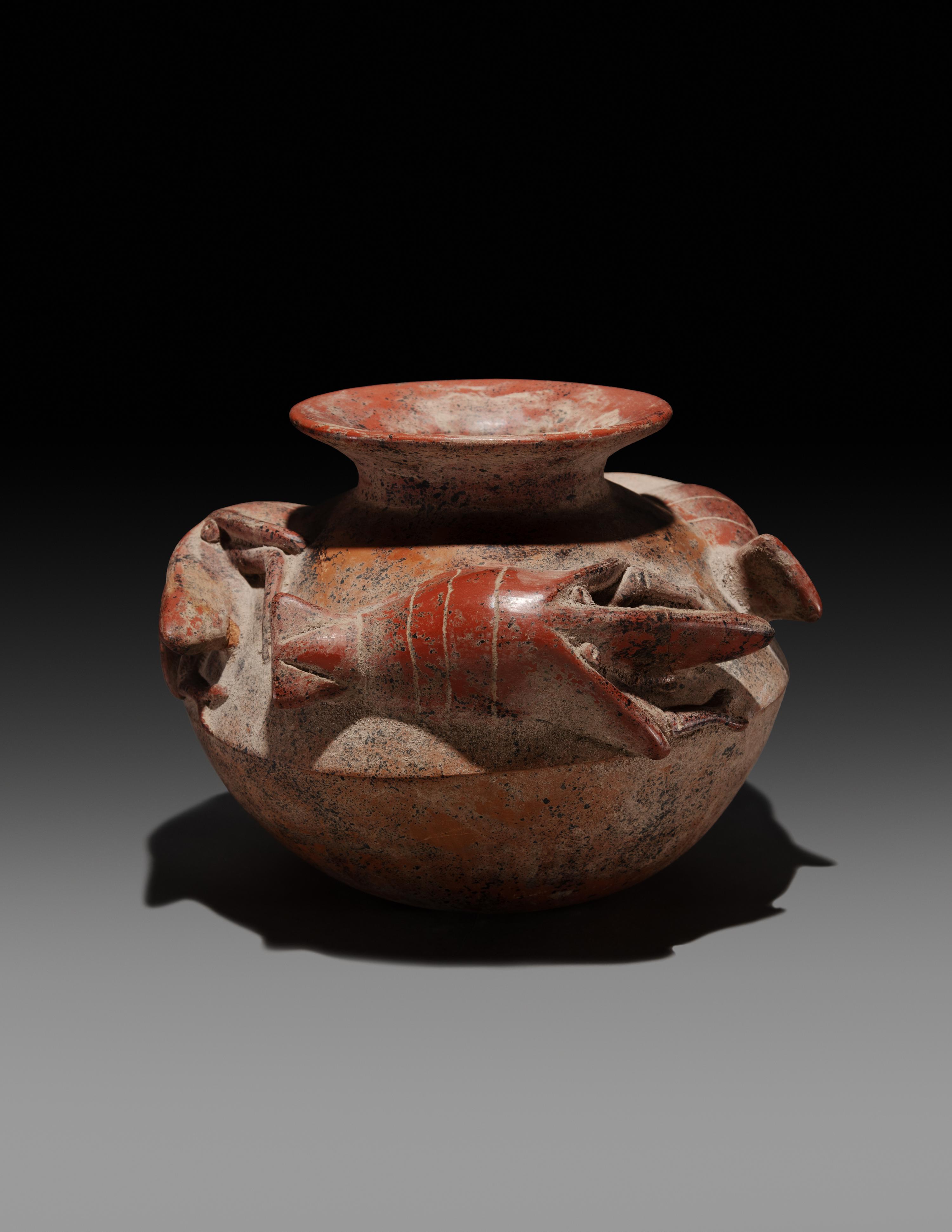 A Colima Pottery 'Lobster' Vessel