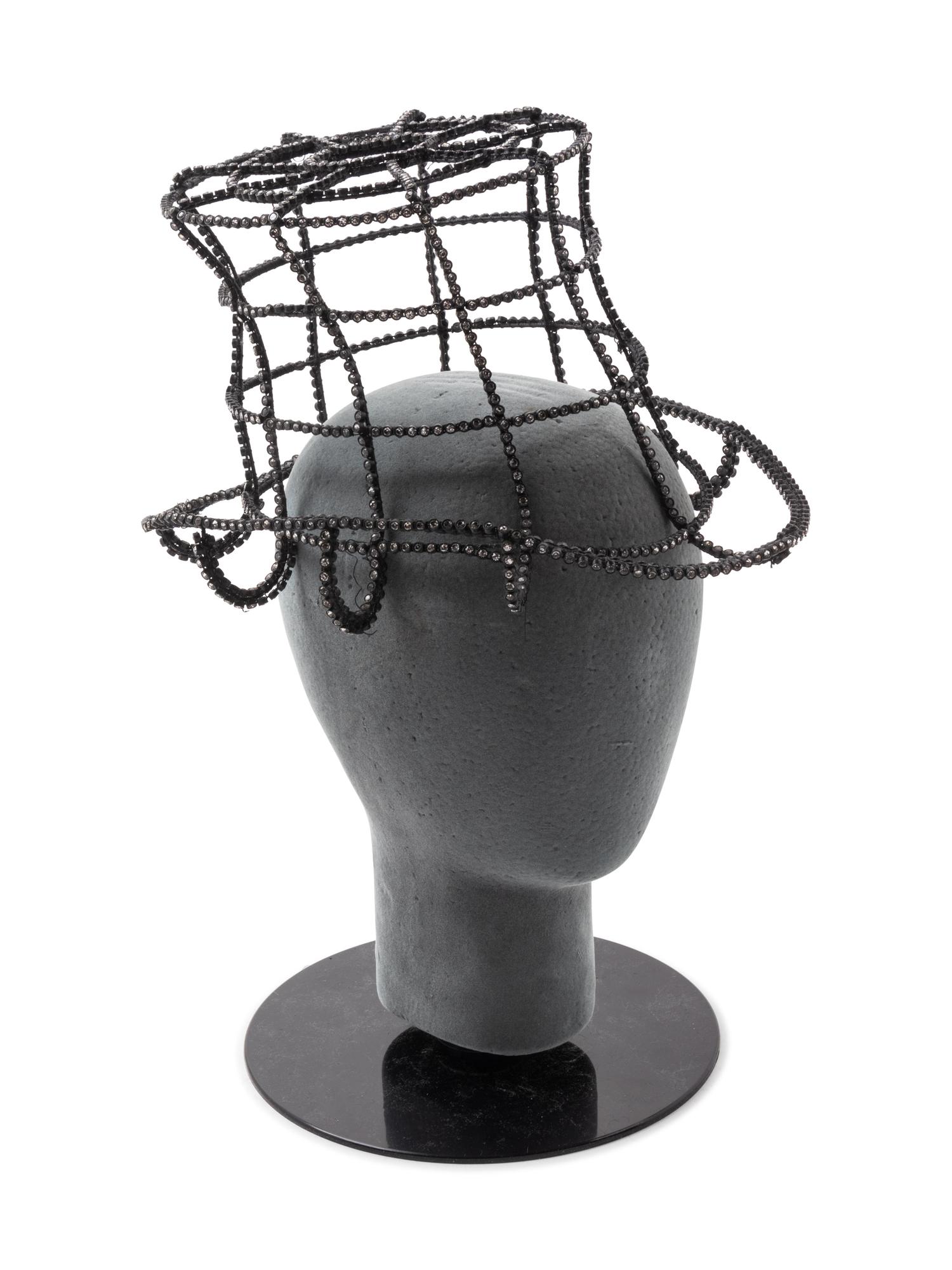12 Assorted Hats and a Pair of Feathered Cuffs, 1970-2000s