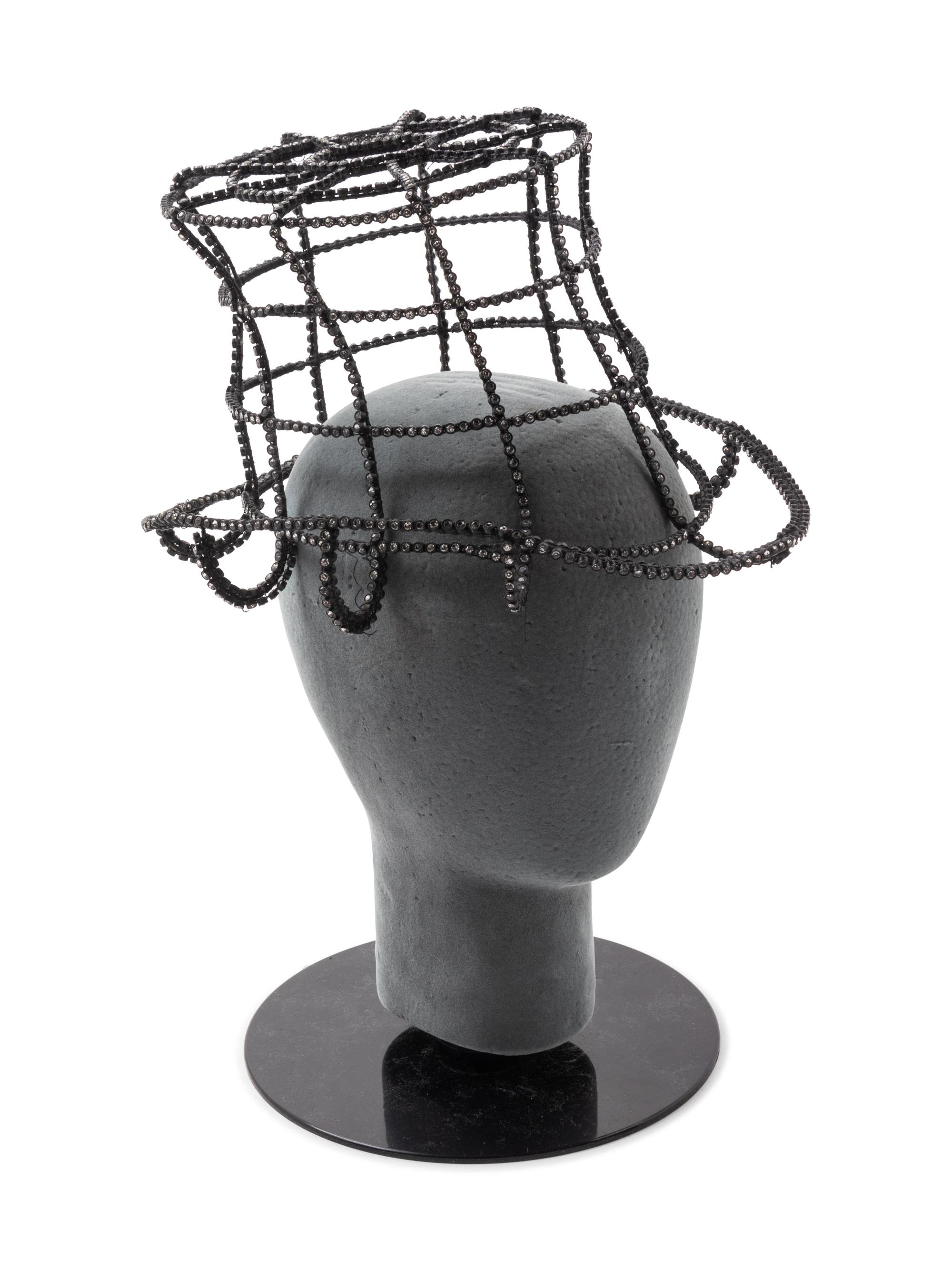 12 Assorted Hats and a Pair of Feathered Cuffs, 1970-2000s