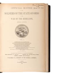 [CIVIL WAR - OHIO]. Official Roster of the Soldiers of the State of Ohio in the War of the Rebellion, 1861-1866 .