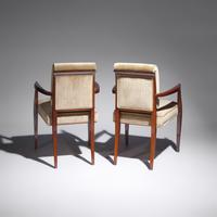 Émile-Jacques Ruhlmann (French, 1879-1933) — Pair of Drouant chairs, designed 1925