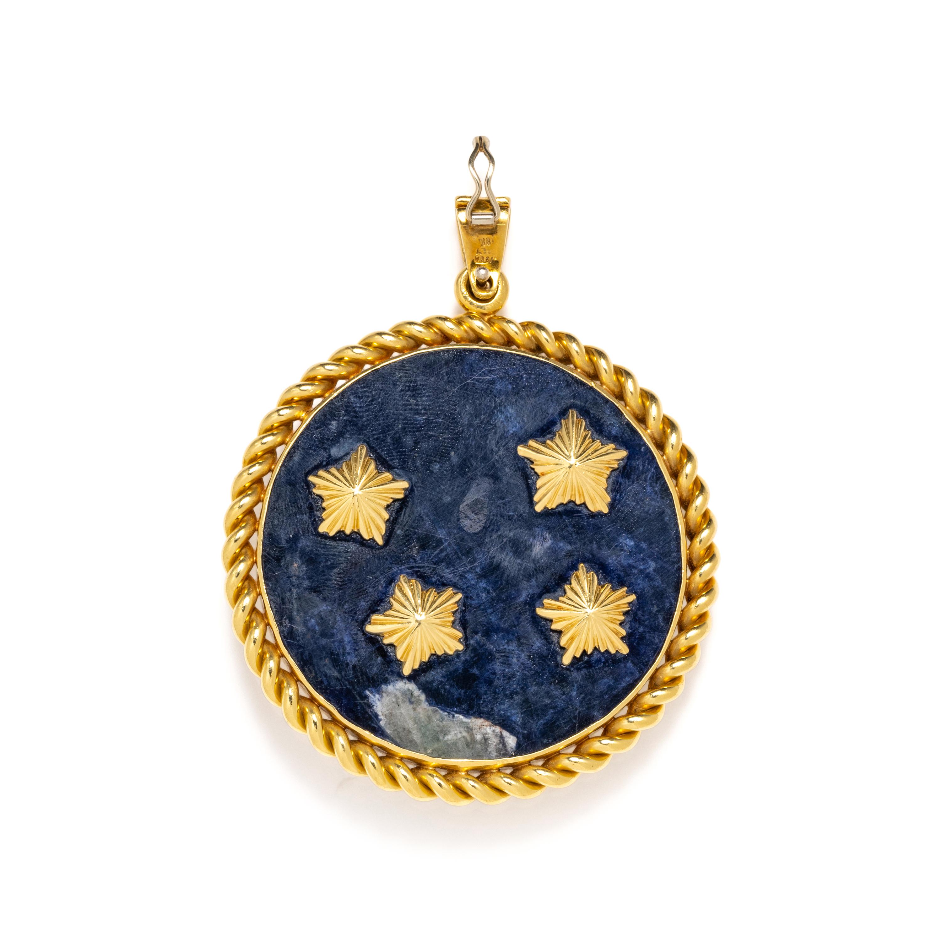 VAN CLEEF & ARPELS, AQUARIUS ZODIAC PENDANT