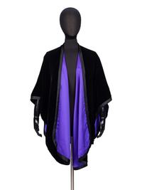Attributed to Yves Saint Laurent, Velvet Cape