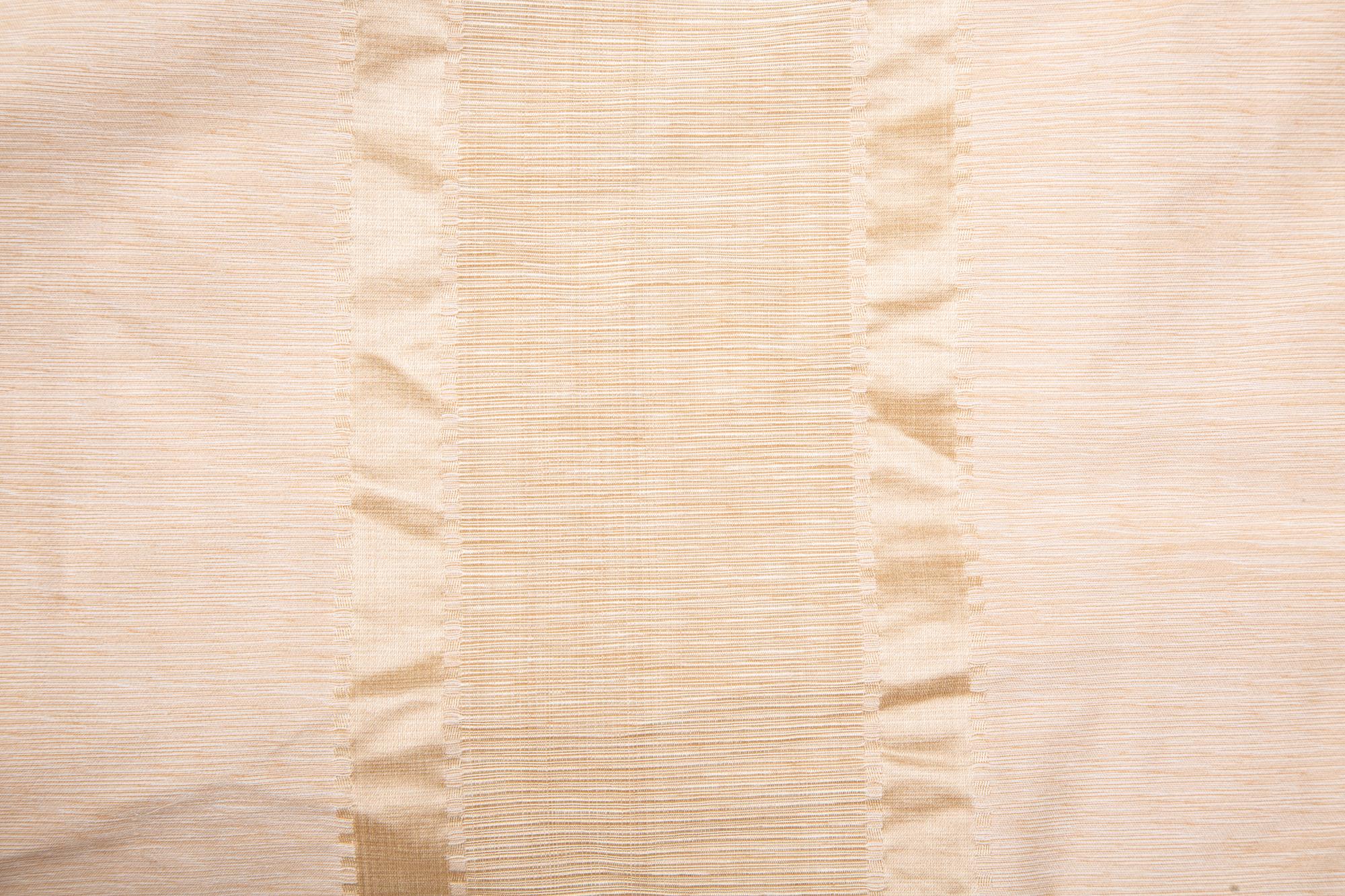 Two Silk Damask Balloon Window Shades