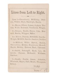 [AFRICAN AMERICANA - RECONSTRUCTION]. Radical Members of the South Carolina Legislature . Columbia, SC: J.G. Gibbes, 1868.