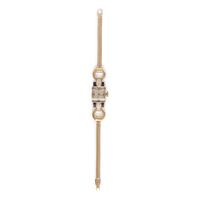 Tiffany & Co, Retro, Yellow Gold, Sapphire, and Diamond Watch